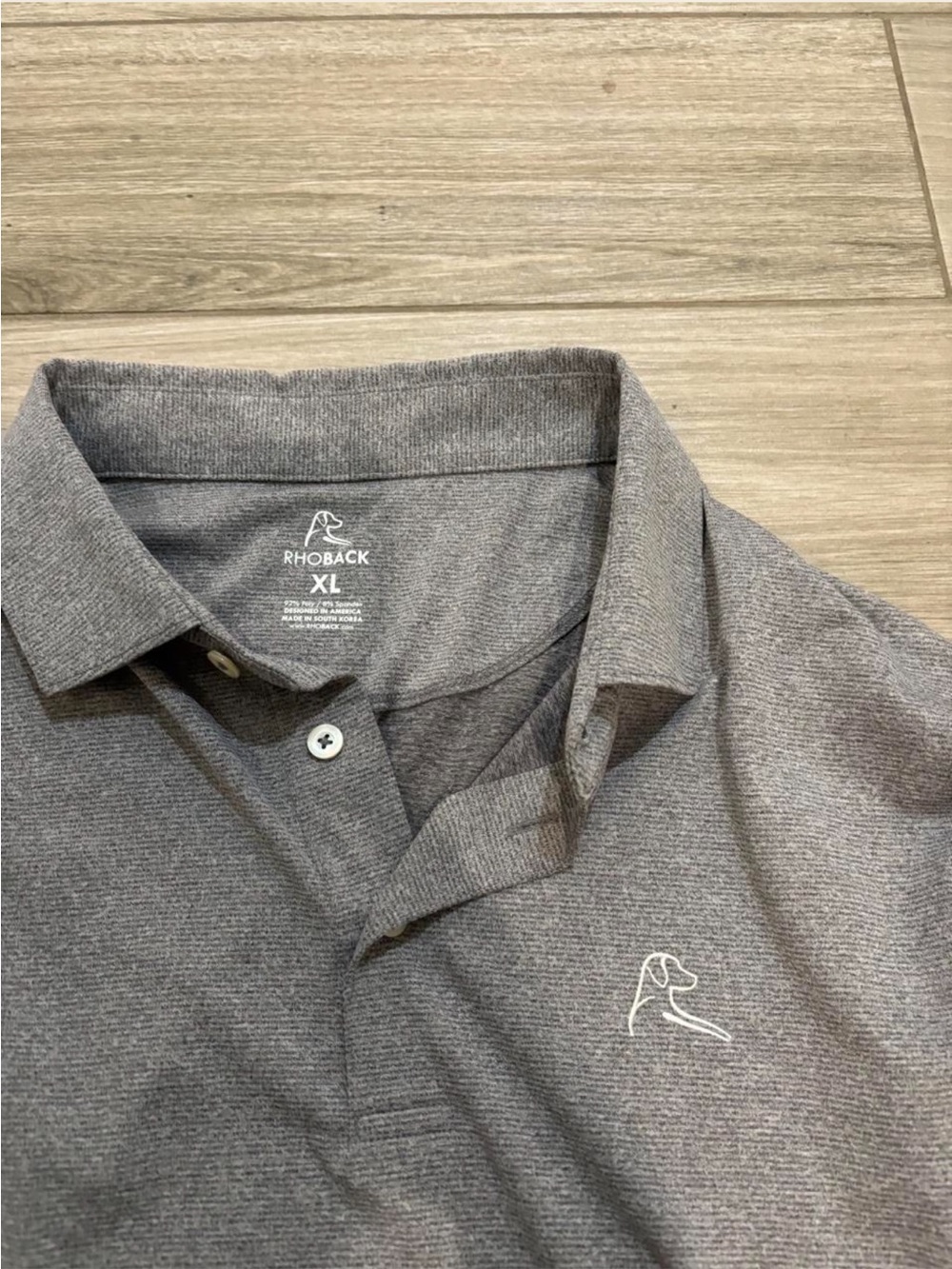 Nwot RhoBack long sleeve polo shirt